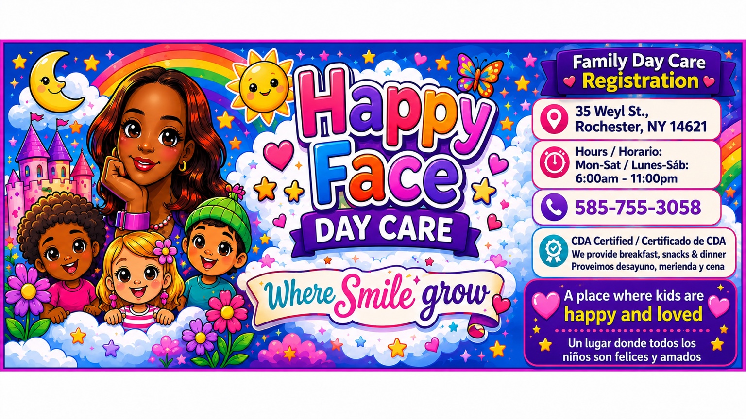 Day Care Registration Banner