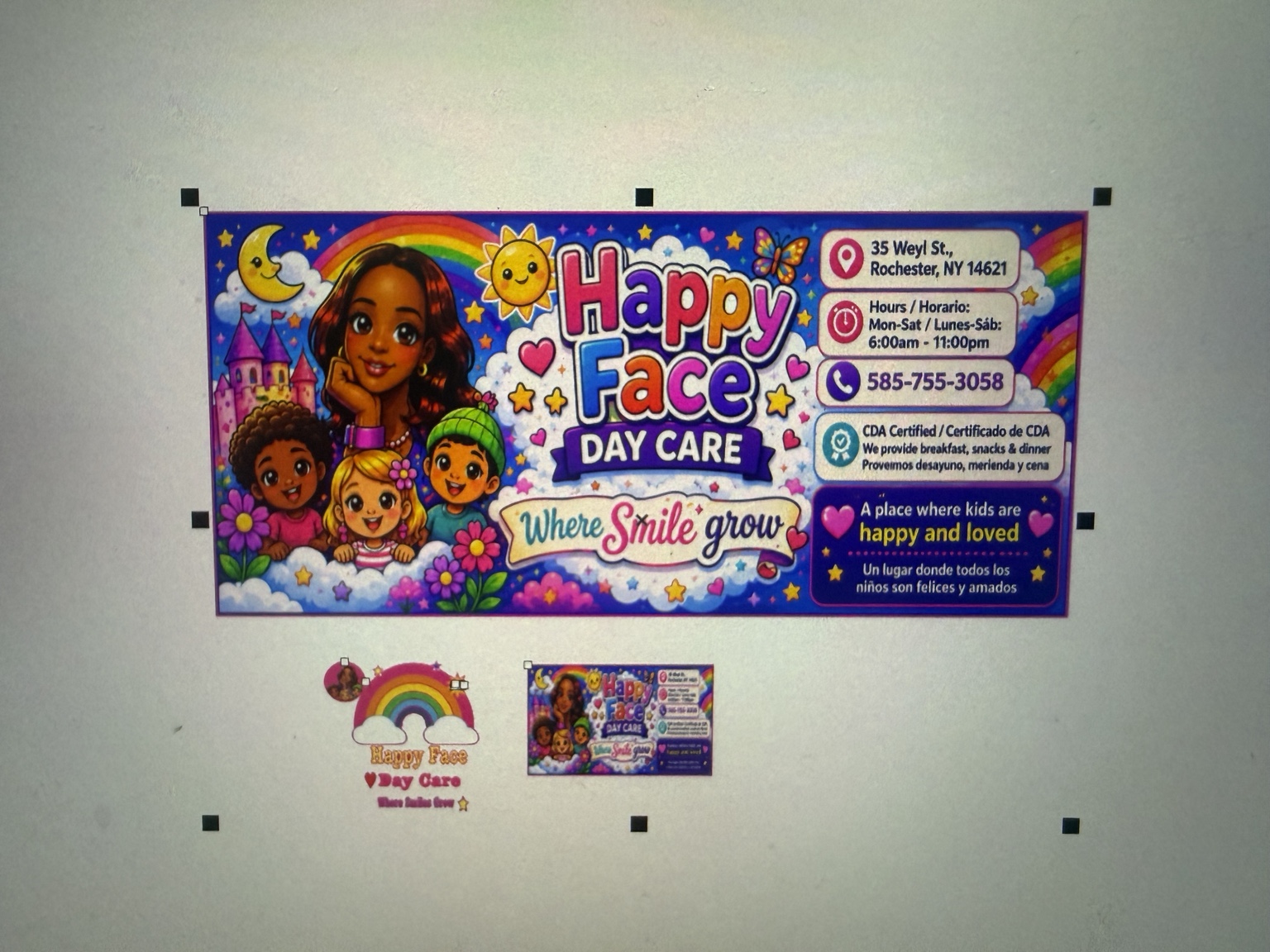 Day Care Brand Layout