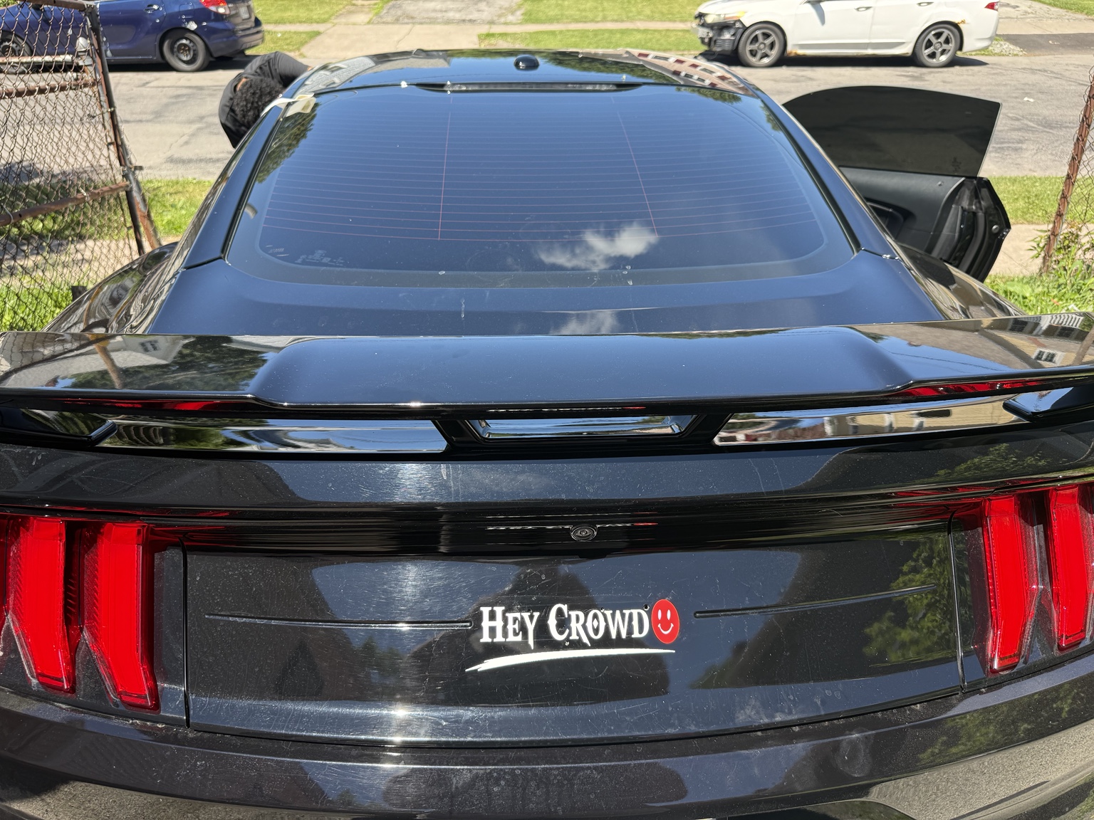 Finished Rear Vehicle Graphic